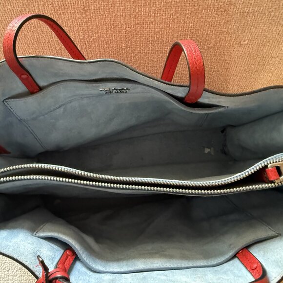 Prada Etiquette Tote in Glace Red Leather - Picture 4 of 4